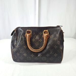 Authentic Louis Vuitton Monogram Canvas Speedy Handbag.